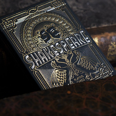 Shakespeare (Black) Playing Cards